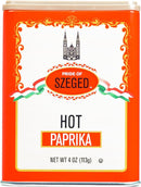 Szeged Hungarian Paprika Hot Spice 4oz