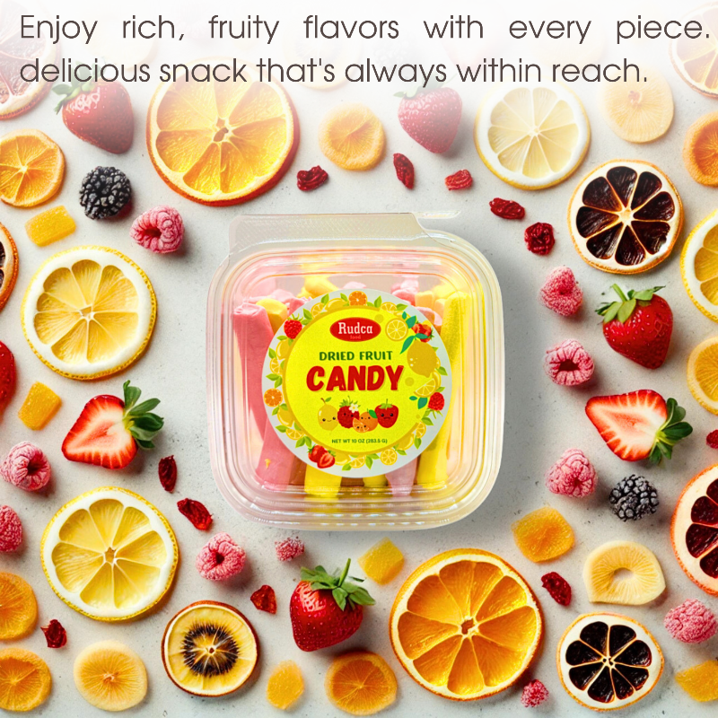 Dried Fruit Candy 10 oz by Rudca food