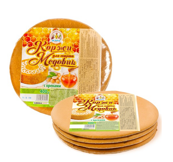 Tea For Two Dry Cake For Honey Cake Medovik with Nuts 400 g