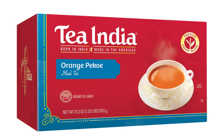 Tea India Orange Pekoe Black Tea 216 Round Teabags