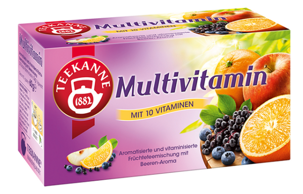 Teekanne Fruit Tea Multivitamin 20 Tea Bags