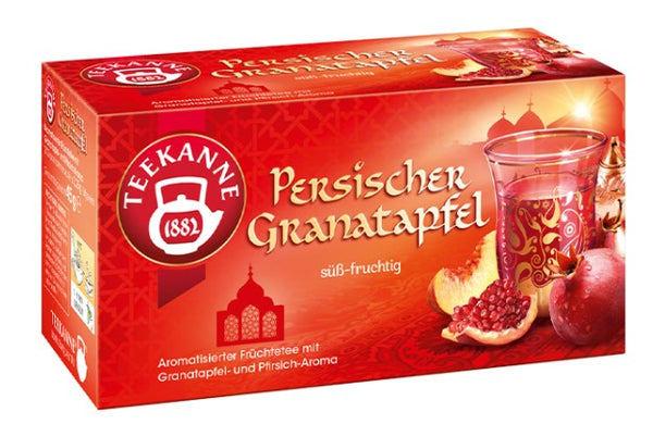 Teekanne Persischer Granatapfeltee 20 Teebeutel
