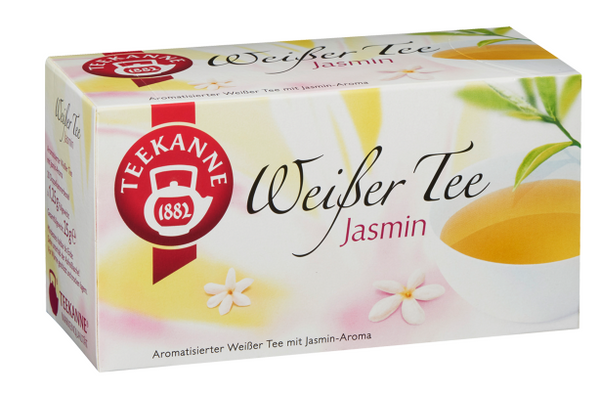Teekanne White Tea Weisser Tee Jasmin 20 Tea Bags