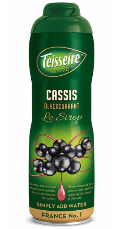 Teisseire Blackcurrant Syrup Cerise 600ml