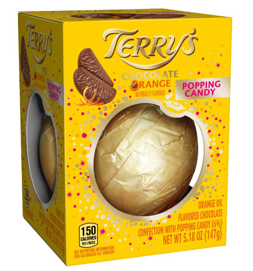Terry's Milk Orange Chocolate Popping Candy 147g
