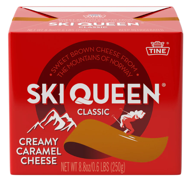 Tine Ski Queen Goat Cheese Creamy Caramel 8.8 Oz