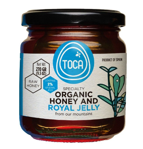 Toca Organic Raw Mountain Honey And Royal Jelly 270g