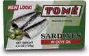 Tome Sardines In Olive Oil 125g