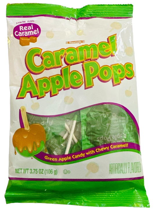 Tootsie Caramel Apple Pops Lollipops 3.75 oz