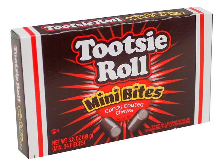 Tootsie Roll Mini Bites Candy Chews 3.5 Oz