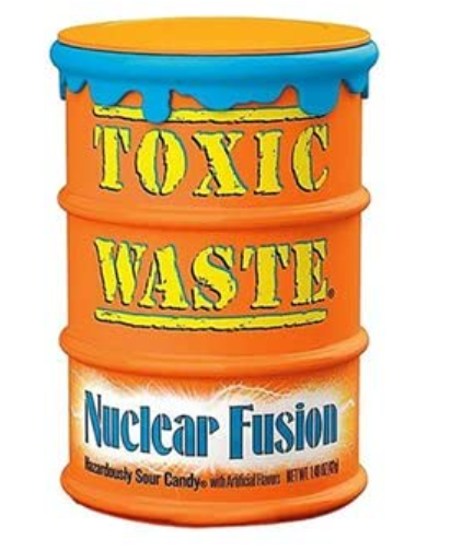 Toxic Waste Nuclear Fusion Sour Candy Drum 42 g