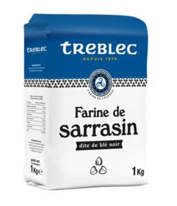 Treblec Farine de Sarrasin Buckwheat Flour 1kg