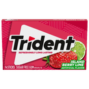 Trident Island Berry Lime Sugar Free Gum 14 Pieces