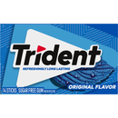 Trident Original Flavor Sugar Free Gum 14 Pieces