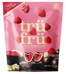 Tru Fru Hyper-Dried Fresh Raspberries in White & Dark Chocolate 4.2 oz