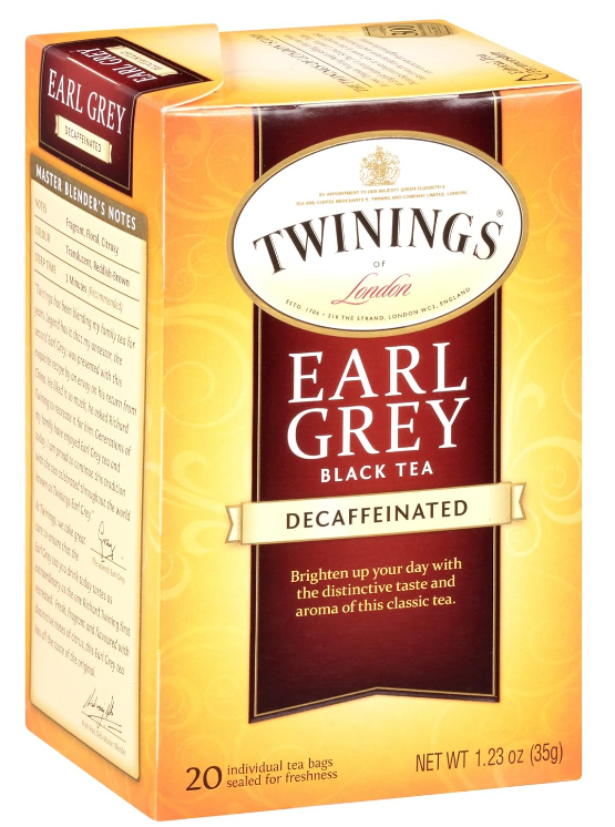 Twinings Black Tea Earl Grey 20 Tea Bags