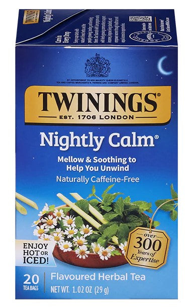 Twinings Herbal Tea Nightly Calm 20 Tea Bags