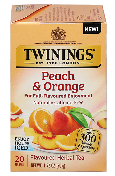 Twinings Herbal Tea Peach & Orange 20 Tea Bags