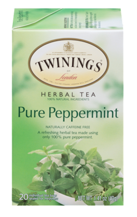 Twinings Herbal Tea Pure Peppermint 20 Tea Bags