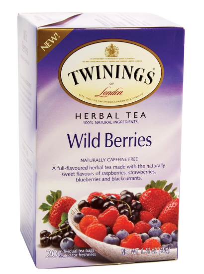 Twinings Herbal Tea Wild Berries 20 Tea Bags
