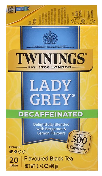 Twinings Lady Grey Tea Decaf 20 Tea Bags