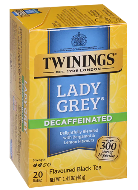 Twinings Lady Grey Tea Decaf 20 Tea Bags