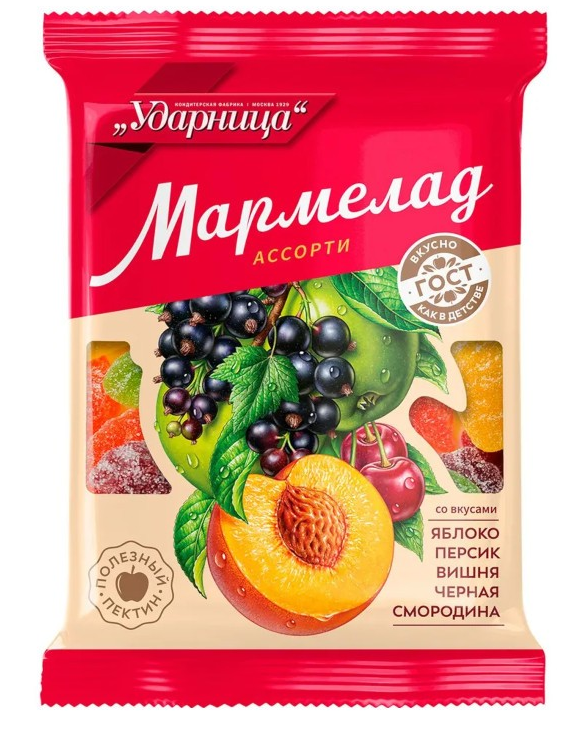 Udarnitsa Assorted Marmalade Candy 275 g