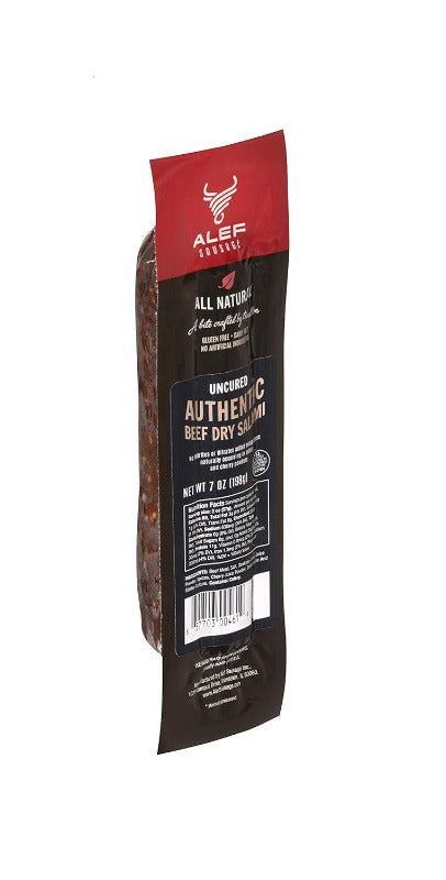 Alef Sausage Uncured Beef Dry Salam 7 oz