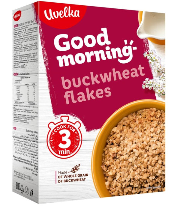 Uvelka Buckwheat Flakes 400 g