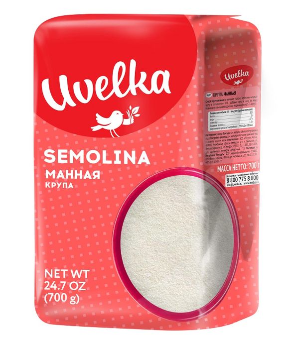 Uvelka Semolina (Manna) Barley 700g