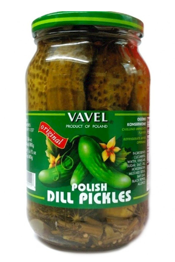 Vavel Polish Dill Pickles 880 g