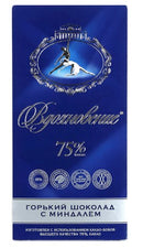 Vdokhnovenie Dark Chocolate 75% with Almond 3.53 oz