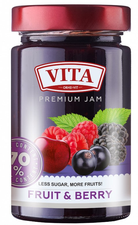 Vita Premium Fruit & Berry Jam 370 gr