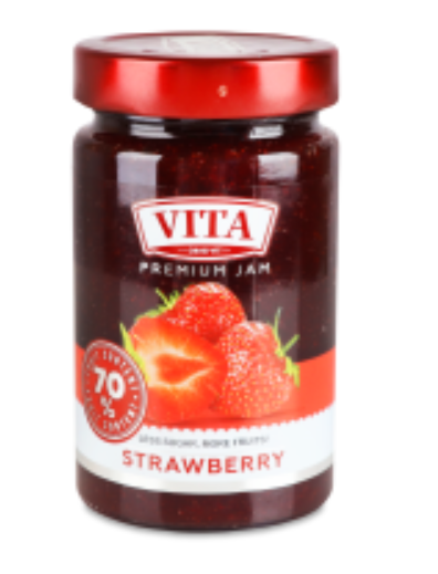 Vita Premium Strawberry Jam 370g