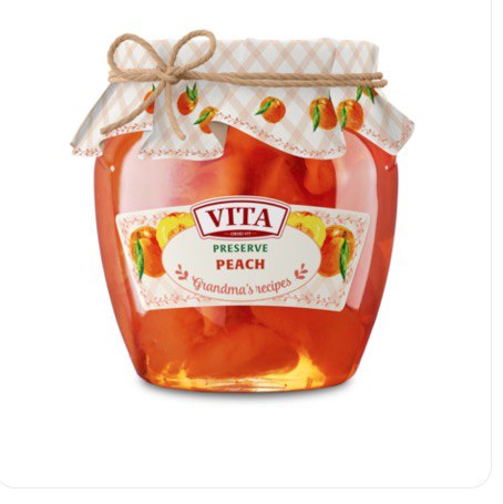 Vita Preserve Peach Jam 675g