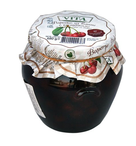 Vita Preserve Pitted Sour Cherry 680g