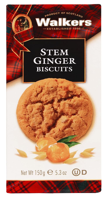 Walkers Stem Ginger Cookies 5.3 oz