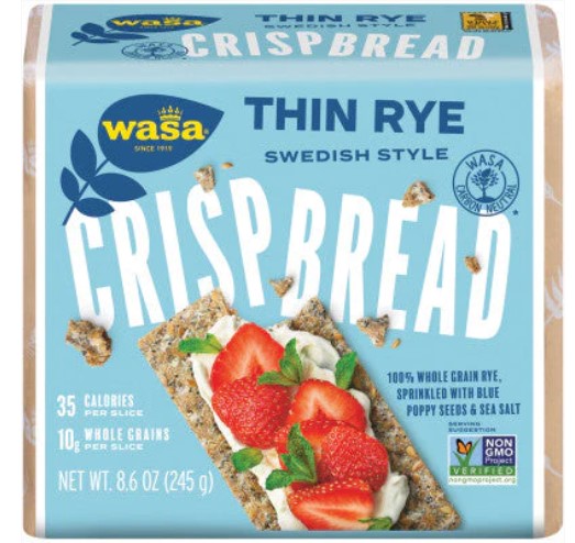 Wasa Thin Rye Crispbread 8.6 oz