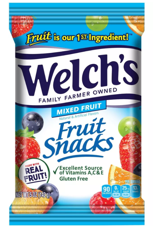 Welch's Mixed Fruit Snacks 5 oz