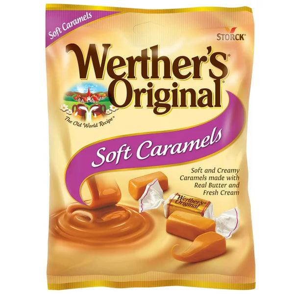 Werther's Original New Soft Caramels 2.22 oz / 63 g