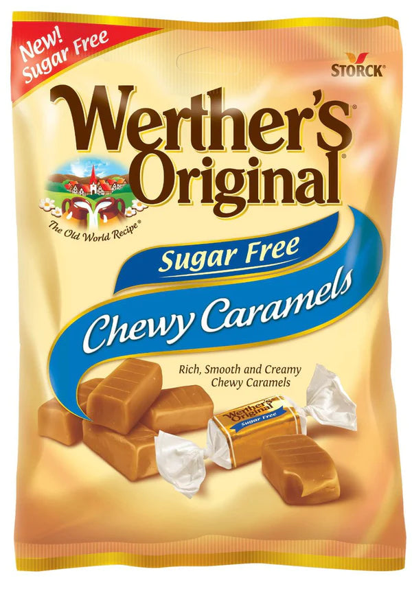 Caramels moelleux sans sucre Werther's Original 1,46 oz