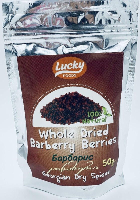 Lucky Food Whole Barberry Georgian Dry Spice 1.78 Oz