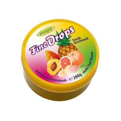 Woogie Fine Drops Exotic Candies 200 g