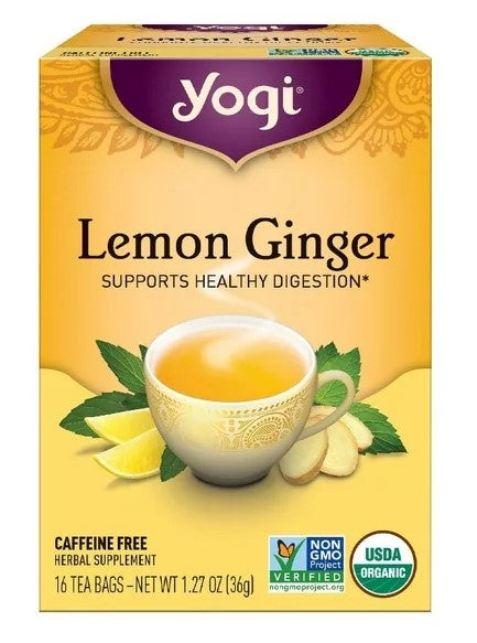 Yogi Lemon Ginger Green Tea 16 Tea Bags