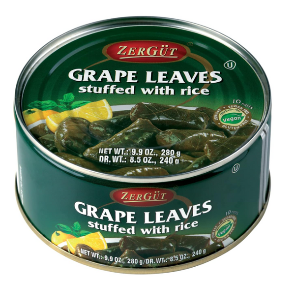 Zergut Grape Leaves Stuffed with Rice 9.9 oz