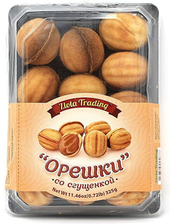 Zlota Oreshki Cookies With Condensed Milk Filling 325g