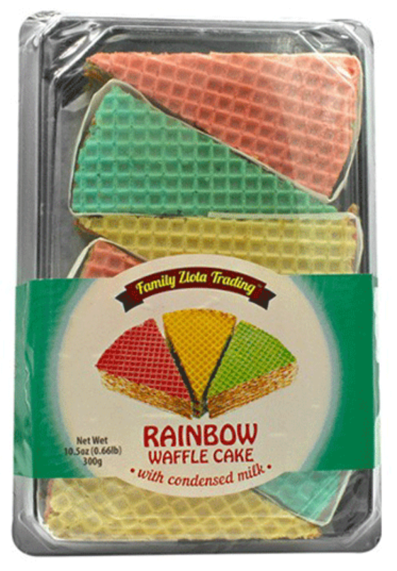 Zlota Rainbow Wafer Cake with Condensed Milk 300g