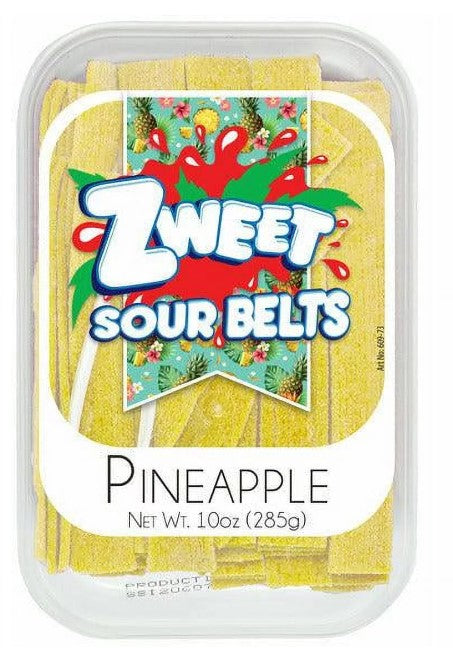 Zweet Sour Pineapple Belts 10oz