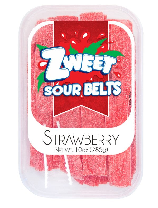 Zweet Sour Strawberry Belts 10 oz