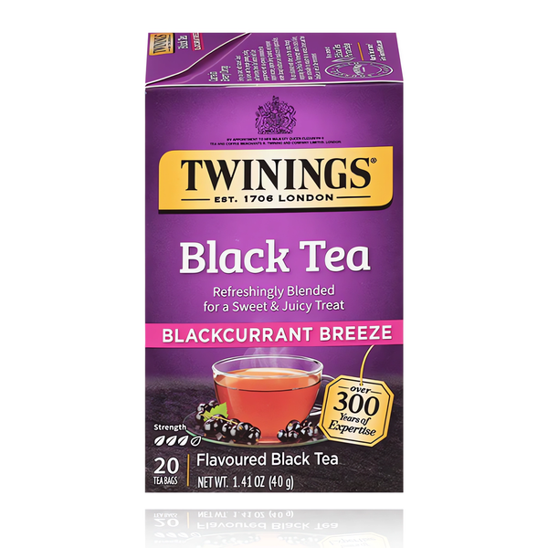Twinings Black Tea Blackcurrant Breeze 20 Tea Bags